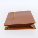 LOUIS VUITTON Epi Pochette Homme Tasche Braun Zipangu Gold M52528 Auth ep11759-3