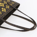 FENDI Zucca Canvas Hand Bag Black Brown Auth ep11760-7