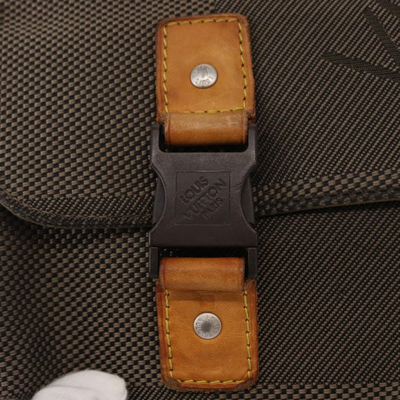 LOUIS VUITTON Damier Geant Roux Shoulder Bag Tail M93077 LV Auth ep11763