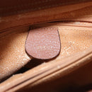 GUCCI Bamboo Hand Bag Leather Brown Gold Auth ep11767-17