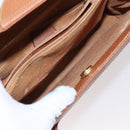 GUCCI Bamboo Hand Bag Leather Brown Gold Auth ep11767-10