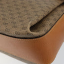 GUCCI Micro GG Supreme Shoulder Bag PVC Gold Beige Auth ep11768-12