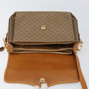GUCCI Micro GG Supreme Shoulder Bag PVC Gold Beige Auth ep11768-15
