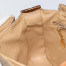 GUCCI Micro GG Supreme Shoulder Bag PVC Gold Beige Auth ep11768-19