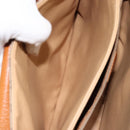 GUCCI Micro GG Supreme Shoulder Bag PVC Gold Beige Auth ep11768-22