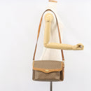 GUCCI Micro GG Supreme Shoulder Bag PVC Gold Beige Auth ep11768-25