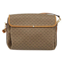 GUCCI Micro GG Supreme Shoulder Bag PVC Gold Beige Auth ep11768-3
