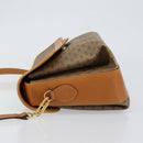 GUCCI Micro GG Supreme Shoulder Bag PVC Gold Beige Auth ep11768-5