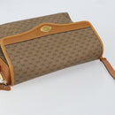 GUCCI Micro GG Supreme Shoulder Bag PVC Gold Beige Auth ep11768-6