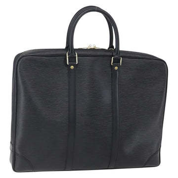 LOUIS VUITTON Epi Porte Documents Voyage Business Bag Black M40321 Auth ep11774