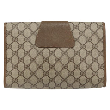 GUCCI GG Supreme Web Sherry Line Bag PVC Beige Gold 89 01 030 Auth ep11775 - 0