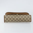 GUCCI GG Supreme Web Sherry Line Bag PVC Beige Gold 89 01 030 Auth ep11775-6