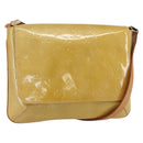 LOUIS VUITTON Monogram Vernis Thompson Street Bag Beige M91301 LV Auth ep11776-1