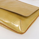 LOUIS VUITTON Monogram Vernis Thompson Street Bag Beige M91301 LV Auth ep11776-9