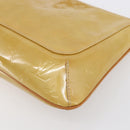 LOUIS VUITTON Monogram Vernis Thompson Street Bag Beige M91301 LV Auth ep11776-15