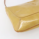 LOUIS VUITTON Monogram Vernis Thompson Street Bag Beige M91301 LV Auth ep11776-16