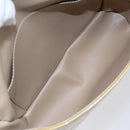 LOUIS VUITTON Monogram Vernis Thompson Street Bag Beige M91301 LV Auth ep11776-11