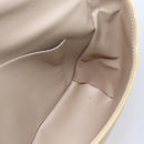 LOUIS VUITTON Monogram Vernis Thompson Street Bag Beige M91301 LV Auth ep11776-18