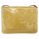 LOUIS VUITTON Monogram Vernis Thompson Street Bag Beige M91301 LV Auth ep11776-2