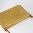 LOUIS VUITTON Monogram Vernis Thompson Street Bag Beige M91301 LV Auth ep11776-6