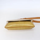 LOUIS VUITTON Monogram Vernis Thompson Street Bag Beige M91301 LV Auth ep11776-5