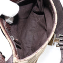 GUCCI GG Canvas Waist bag Beige Silver 131236 Auth ep11777-17