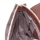 GUCCI GG Canvas Waist bag Beige Silver 131236 Auth ep11777-19