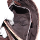 GUCCI GG Canvas Waist bag Beige Silver 131236 Auth ep11777-21