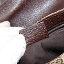 GUCCI GG Canvas Waist bag Beige Silver 131236 Auth ep11777-22