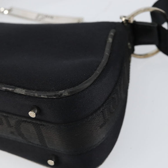 Christian Dior Hardcore Shoulder Bag Nylon Silver Black Auth ep11778