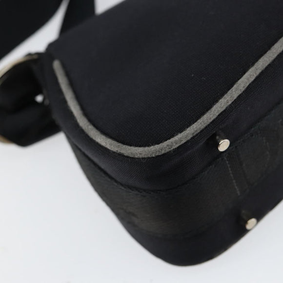 Christian Dior Hardcore Shoulder Bag Nylon Silver Black Auth ep11778