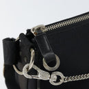 Christian Dior Hardcore Shoulder Bag Nylon Silver Black Auth ep11778-17