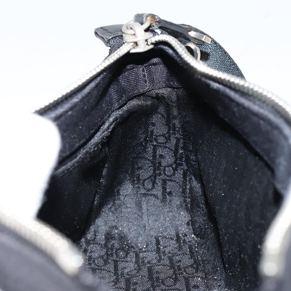 Christian Dior Hardcore Shoulder Bag Nylon Silver Black Auth ep11778