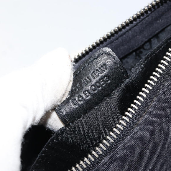 Christian Dior Hardcore Shoulder Bag Nylon Silver Black Auth ep11778