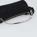 Christian Dior Hardcore Shoulder Bag Nylon Silver Black Auth ep11778-7
