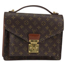 LOUIS VUITTON Monogram Monceau 28 Hand Bag M51185 LV Auth ep11779-1