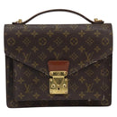 LOUIS VUITTON Monogram Monceau 28 Hand Bag M51185 LV Auth ep11779-13