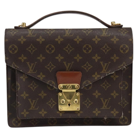 LOUIS VUITTON Monogram Monceau 28 Hand Bag M51185 LV Auth ep11779