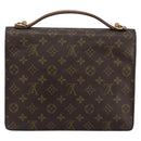 LOUIS VUITTON Monogram Monceau 28 Hand Bag M51185 LV Auth ep11779-2