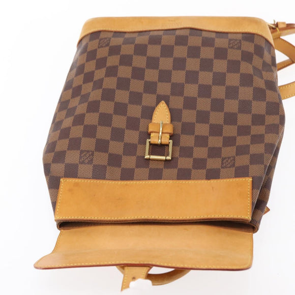 LOUIS VUITTON Damier Ebene Arlucan Backpack N99038 LV Auth ep11785