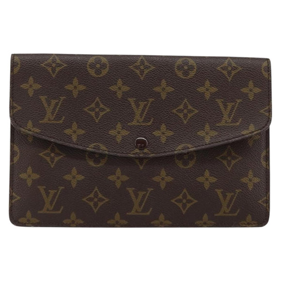 LOUIS VUITTON Monogram Double Rabat Shoulder Bag M51815 LV Auth ep11787