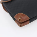 GUCCI Micro GG Supreme Shoulder Bag PVC Black Gold 007 92 5548 Auth ep11795-16