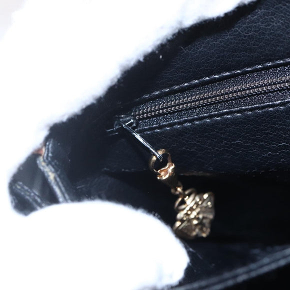 GUCCI Micro GG Supreme Shoulder Bag PVC Black Gold 007 92 5548 Auth ep11795