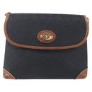 GUCCI Micro GG Supreme Shoulder Bag PVC Black Gold 007 92 5548 Auth ep11795-13