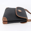 GUCCI Micro GG Supreme Shoulder Bag PVC Black Gold 007 92 5548 Auth ep11795-4