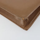 Christian Dior Chain Shoulder Bag Leather Beige Gold Auth ep11798-12