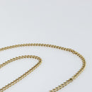 Christian Dior Chain Shoulder Bag Leather Beige Gold Auth ep11798-8