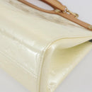 LOUIS VUITTON Monogram Vernis Roxbury Drive Bag Perle M91374 LV Auth ep11799-17