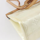 LOUIS VUITTON Monogram Vernis Roxbury Drive Bag Perle M91374 LV Auth ep11799-10