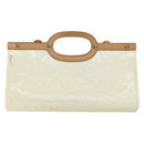 LOUIS VUITTON Monogram Vernis Roxbury Drive Bag Perle M91374 LV Auth ep11799-13